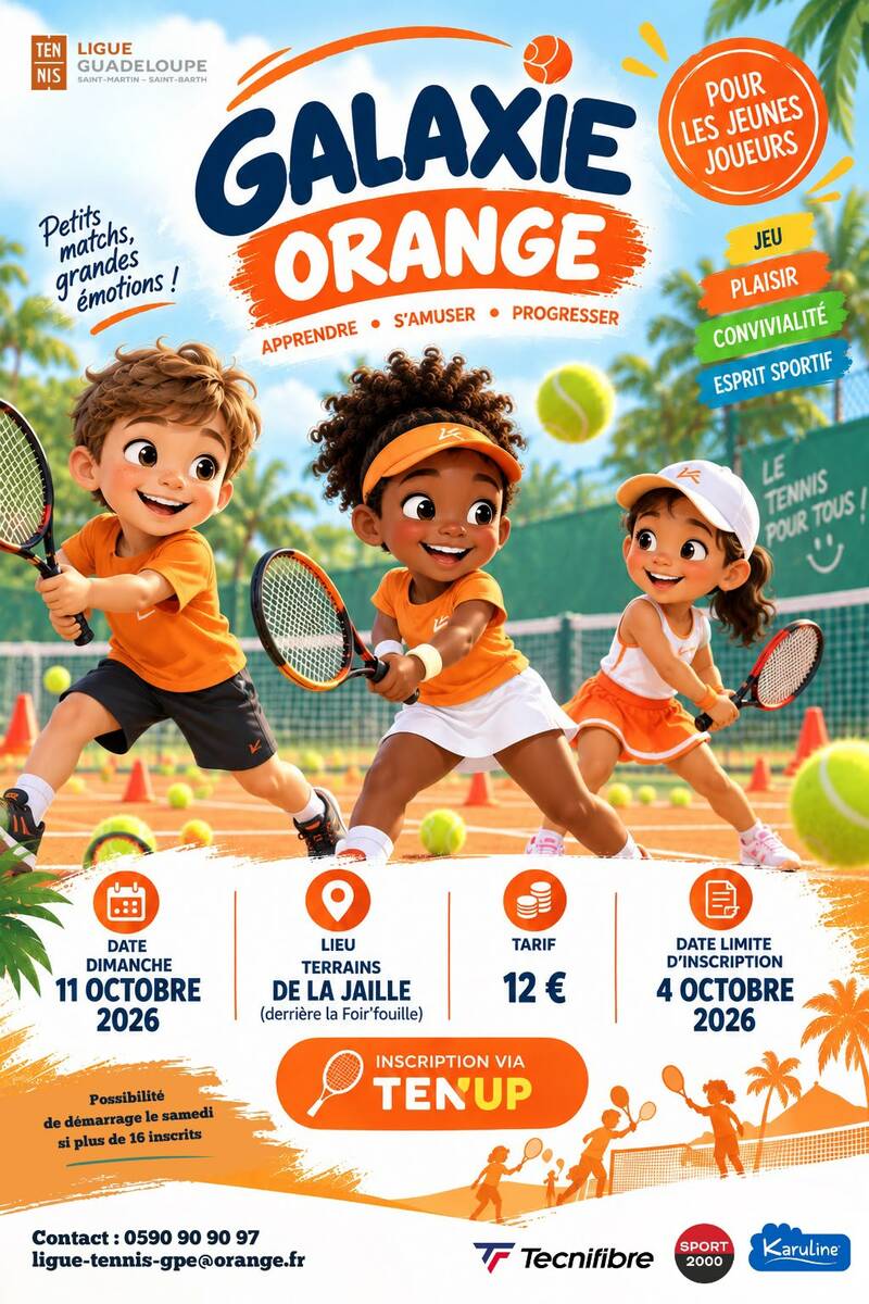 TOURNOI ENFANTS : Galaxie (orange) 2027